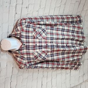 Drill clothing company men's flannel shirt